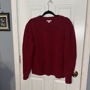 Amazon Essentials Women's Burgundy Crew Neck Sweater